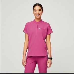 Figs Electric Orchid Scrub Set Granville MP and Montex Top S